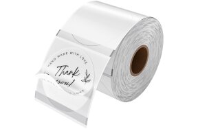 MUNBYN ΘΕΡΜΙΚΕΣ ΕΤΙΚΕΤΕΣ ΣΤΡΟΓΓΥΛΕΣ Φ 50,8mm 500ετικ. ΔΙΑΦΑΝΕΣ